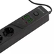 Універсальний мережевий подовжувач/розгалуджувач/адаптер Proove Power Strip P-04 (4 розетки + 4 USB + 2 Type-C) 2М - зображення 5