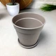 Цветочный горшок с подставкой Глория Какао 3.1 л Алеана - изображение 9