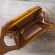 Сумка-клатч женская 18х11х 4,5 см для телефона и денег с длинным ремешком Желтая - изображение 3