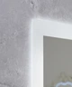 Дзеркало Mixxus FLAT MR04-100x80 з LED Touch, Anti-fog, димером, регулюванням яскравості, годинником (MI6927) - зображення 4