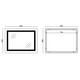 Дзеркало Mixxus TALL MR08-80x60-REVERSE із LED Touch, Anti-fog, димером, регулюванням яскравості (MI6659) - зображення 13