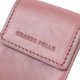 Женская необычная ключница в виде футляра из натуральной кожи GRANDE PELLE 400665 Пудровая - изображение 5