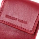 Ключница женская кожаная Grande Pelle leather 400660 красная - изображение 5