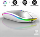 Акумуляторна бездротова миша VHG P37, Silver (2.4G + Bluetooth) - зображення 3