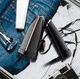 Ручний верикальний відпарювач для речей із щіткою для ворсу RAF 1600W Компактний складаний відпарювач R1272 Black - зображення 13