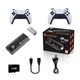 Игровая консоль черная Data Frog X6 H133 Game Stick 64GB приставка гейм стик +39800 игр (300-B) - изображение 2