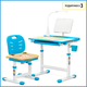 Комплект Evo-kids (стілець+стіл+полиця+лампа) Evo-17 BL Ergo (арт. Evo-17 BL Ergo) Блакитний - изображение 5