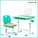 Комплект Evo-kids (стілець+стіл+полиця+лампа) Evo-17 Z Ergo (арт. Evo-17 Z Ergo) зелений - изображение 5