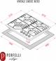 Варочная поверхность газовая PERFELLI VINTAGE GW69C NERO - изображение 14