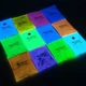 Набор люминесцентных пигментов (люминофор) Tricolor Micro Pack Soft для краски 12 шт * 10 г (1 набор) - изображение 5