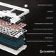 Ігрова клавіатура GamePro Hot-Swap Red Swich, RGB підсвічування, USB, White - зображення 10