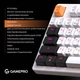 Ігрова клавіатура GamePro Hot-Swap Red Swich, RGB підсвічування, USB, White - зображення 5