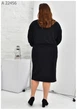 Юбка с широким поясом-резинкой UF-Fashion МА- 22456 58 черный - изображение 3