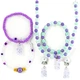 Набор из глазурованных бус Lukky Fashion Ожерелье, 3 браслета и клипсы для ушек Gummy Bears (T24619) - изображение 3
