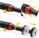 Турник раздвижной 4FIZJO 66-100 см Black/Red (P-5907739310385) - изображение 3