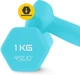 Гантели виниловые 4FIZJO Classic 2 x 1 кг (P-5907739311955) - изображение 2