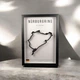 Об'ємна Рамка з 3D Трасою Nürburgring Circuit / Nürburg, Germany / Нюрбургрінг в Масштабі 1:40 000 Black Matte / Frame 32x23x3 - зображення 1