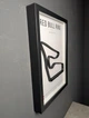Объемная Рамка с 3D Трассой Red Bull Ring Circuit / Spielberg, Styria, Austria / Ред Булл Ринг в Масштабе 1:40 000 Black Matte / Frame 32x23x3 - изображение 6