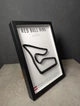 Объемная Рамка с 3D Трассой Red Bull Ring Circuit / Spielberg, Styria, Austria / Ред Булл Ринг в Масштабе 1:40 000 Black Matte / Frame 32x23x3 - изображение 12
