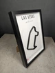 Об'ємна Рамка з 3D Трасою LAS VEGAS Circuit (Las Vegas Street Circuit) / Las Vegas (Nevada) United States / Лас-Вегас в Масштабі 1:40 000 Black Matte / Frame 32x23x3 - зображення 13