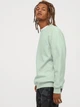 Свитшот мужской H&M 6858131wer XS Мятный (PS2030000339914) - изображение 3