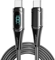 Кабель с дисплеем Essager ES-XCTT1-YDA01 Type-C to Type-C PD 100W 1m - Black - изображение 2