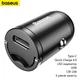 Автомобильное зарядное устройство Baseus Tiny Star (Type-C, Quick Charge 4.0, LED-индикатор, 30W, 12В-24В, 6 уровней защиты) - Серый - изображение 1