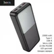 Повербанк Hoco J136A (20000 mAh, Type-C, USB-A, Micro-USB, 22.5W, PD20W, LED-дисплей, швидка зарядка) - Чорний - зображення 1