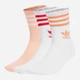 Набор мужских носков высоких хлопковых Adidas JI9472 40-42 3 пары Белый/Розовый/Красный (4067905454716) - изображение 1
