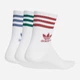 Набор мужских носков высоких хлопковых Adidas JI9471 46-48 3 пары Белый/Красный/Зеленый/Синий (4067905454662) - изображение 2