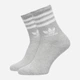 Набор мужских носков высоких хлопковых Adidas IL5023 46-48 3 пары Белый/Серый/Черный (4066762038428) - изображение 3