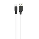 USB кабель Type-C для зарядки телефону / Провід шнур Юсб Тайп сі для швидкої зарядки та передачі даних 1м TC6 - зображення 1