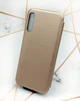 Чехол-книжка с рисунком для Samsung Galaxy A50 (2019) A505/A30s Золотой :: Розовые цветы (принт 287) - изображение 3