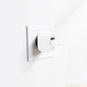 Сетевое зарядное устройство для XO L97 (1Type-C/1USB/2.4A) + USB - MicroUSB White (XO-L97-MC) - изображение 5