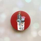 Держатель для смартфона / планшета попсокет Popsocket Красный :: Девушка на кофе (принт 228) - изображение 1