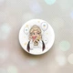 Держатель для смартфона / планшета попсокет Popsocket Белый :: Украинка со сладостями (принт 175) - изображение 1