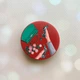 Держатель для смартфона / планшета попсокет Popsocket Красный :: Туфельки и цветы (принт 225) - изображение 1