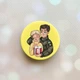 Держатель для смартфона / планшета попсокет Popsocket Желтый :: Подарок Победа (принт 178) - изображение 1