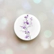 Держатель для смартфона / планшета попсокет Popsocket Белый :: Веточка цветов (принт 278) - изображение 1