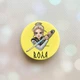 Держатель для смартфона / планшета попсокет Popsocket Желтый :: Украинская защитница (принт 170) - изображение 1