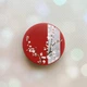 Держатель для смартфона / планшета попсокет Popsocket Красный :: Цветущая сакура (принт 285) - изображение 1