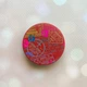 Держатель для смартфона/планшета попсокет Popsocket Красный :: Путешествия. Штампы (принт 316) - изображение 1