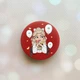 Держатель для смартфона / планшета попсокет Popsocket Красный :: Украинка со сладостями (принт 175) - изображение 1