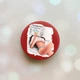 Держатель для смартфона / планшета попсокет Popsocket Красный :: Девушка с газетой (принт 31) - изображение 1
