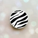 Тримач для смартфона / планшета попсокет Popsocket Білий :: Зебра фон (принт 92) - зображення 1