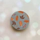 Держатель для смартфона / планшета попсокет Popsocket Серый :: Осенние листья (принт 107) - изображение 1