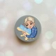 Держатель для смартфона / планшета попсокет Popsocket Серый :: Моя Украина (принт 24) - изображение 1