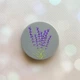 Держатель для смартфона / планшета попсокет Popsocket Серый :: Лаванда (принт 28) - изображение 1