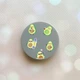 Держатель для смартфона / планшета попсокет Popsocket Серый :: Авокадо на отдыхе (принт 302) - изображение 1