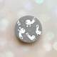 Держатель для смартфона / планшета попсокет Popsocket Серый :: Ламы (принт 95) - изображение 1